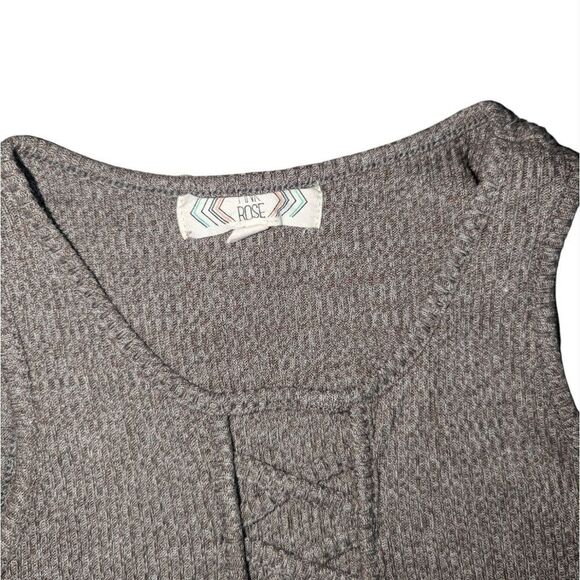 🛍️KNOX ROSE RIBBED SLEEVELESS FORM FITTING DRESS SIZE SMALL - Picture 2 of 2